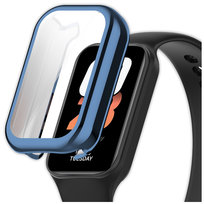 Pełne etui 2w1 ochronne 360° Vanfone do Xiaomi Mi Smart Band 8 Active/Redmi Smart Band 2, niebieski