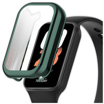 Pełne etui 2w1 ochronne 360° Vanfone do Xiaomi Mi Smart Band 8 Active/Redmi Smart Band 2, zielony