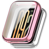 Pełne etui 2w1 ochronne 360° Vanfone do Xiaomi Mi Smart Band 9 Pro, różowy