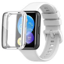 Pełne etui ochronne 360° Vanfone do Huawei Watch Fit 2, srebrny