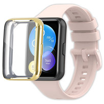 Pełne etui ochronne 360° Vanfone do Huawei Watch Fit 2, złoty