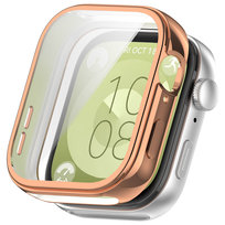 Pełne etui ochronne 360° Vanfone do Huawei Watch Fit 3, różowe złoto