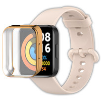Pełne etui ochronne 360° Vanfone do Xiaomi Redmi Watch 2 Lite, różowe złoto