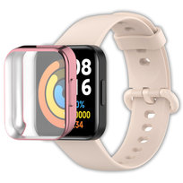 Pełne etui ochronne 360° Vanfone do Xiaomi Redmi Watch 2 Lite, różowy