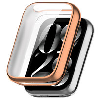 Pełne etui ochronne 360° Vanfone do Xiaomi Smart Mi Band 8 Pro, różowe złoto