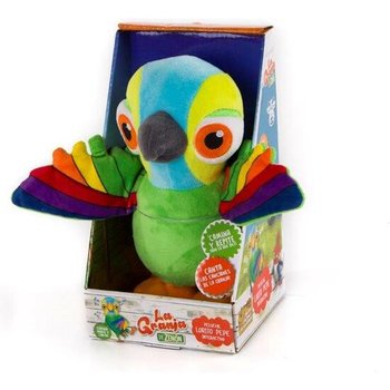 PELUCHE LORITO PEPE INTERACTIVO - BANDAI