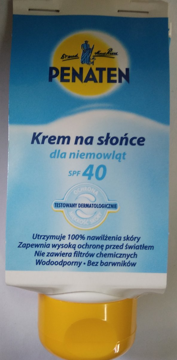 Zdjęcia - Krem do opalania Penaten, krem na słońce dla niemowląt, SPF 40, 75 ml