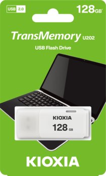 Pendrive 128GB USB 2.0 KIOXIA Hayabusa U202 White (38526428 ) - KIOXIA