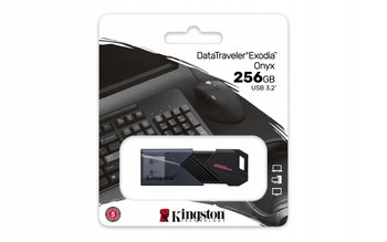 Pendrive 256 Gb Kingston Data Traveler Exodia Onyx - Kingston