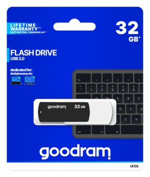 Pendrive 32GB USB 2.0 GOODRAM UCO2 Black&White UCO2-0320KWR11 - GoodRam