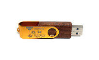 Pendrive 64 GB Twister 10 Sztuk Pamięć USB Logo Grawer Kolory