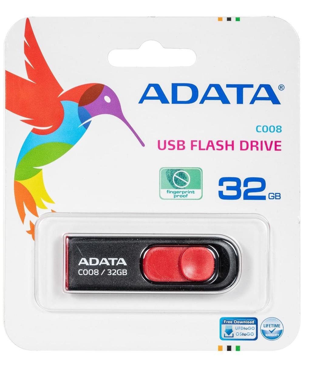 PENDRIVE ADATA UV240 16GB USB 2.0 WHITE