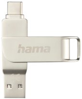 Pendrive HAMA C-Rotate Pro, USB-A 3.0/USB-C, 64 GB, 70 MB/s