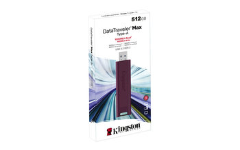 Pendrive, KINGSTON, DataTraveler Max Type-A 512GB, USB 3.2 Gen 2(DTMAXA/512GB) - Kingston