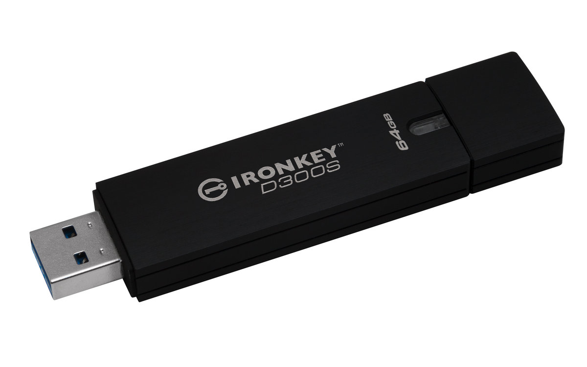 Pendrive, KINGSTON, IronKey D300S 64GB, FIPS 1402 Level 3 AES 256 XTS