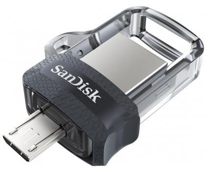 Pendrive SANDISK Ultra Dual Drive, 128 GB, microUSB/USB 3.0