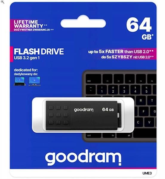 PENDRIVE USB | 64GB GOODRAM UME3