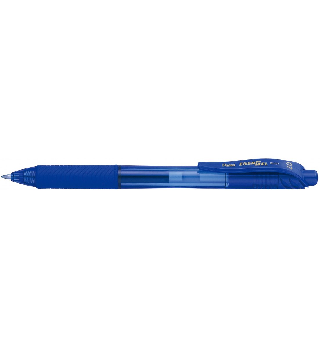 Pentel Energel X BL107 - Confezione Da 4 Penne A Sfera Gel Retrattili, Punta Media 0.7 Mm, Colori Nero, Rosso, Blu, Blu Notte