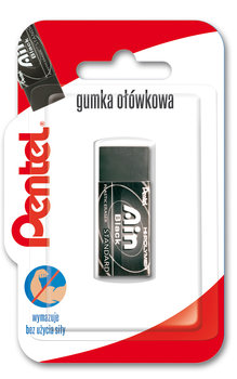 Pentel, Gumka ołówkowa czarna Hi-Polymer  - Pentel