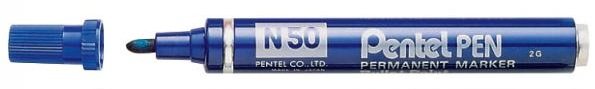 Zdjęcia - Pisak Pentel , marker permanentny N50, niebieski 