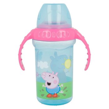 Peppa Pig, Kubek niekapek z uchwytem, 330 ml - Świnka Peppa