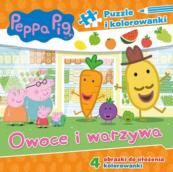 Peppa Pig Świnka Peppa Puzzle i Kolorowanki