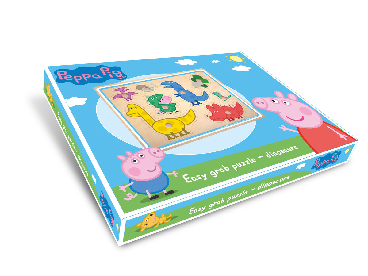 Peppa Pig, układanka Dinozaury