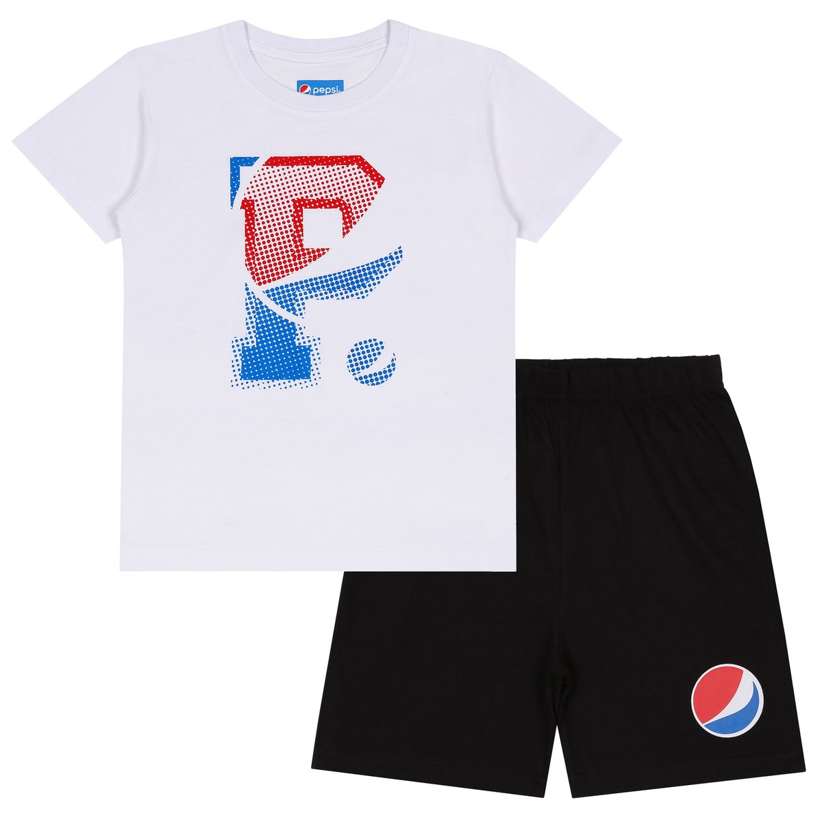 Co Dla Chłopca 10 Lat PEPSI Chłopięca piżama z krótkimi rękawami, bawełniana piżama dla