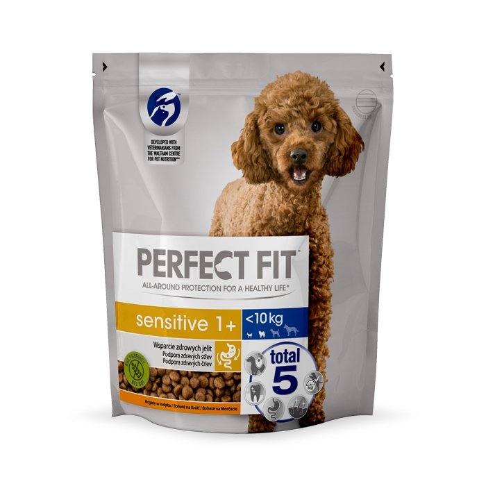 PERFECT FIT (Sensitive 1+) 825g Bogaty w indyka - sucha karma dla psa ...