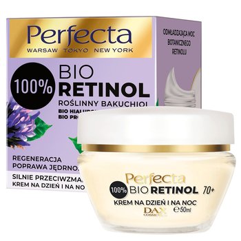 Perfecta Bio Retinol, silnie przeciwzmarszczkowy krem na dzień i na noc 70+, 50ml - Perfecta