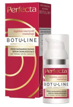 Perfecta, Botu-Line, Przeciwzmarszczkowe serum odmładzające na twarz, szyję i dekolt, 30 ml - Perfecta