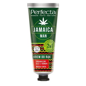 Perfecta, Jamaica Man Krem do rąk intensywne nawilżenie i regeneracja 2w1 80ml - Perfecta