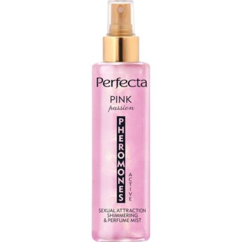 Perfecta, Pheromones Active, perfumowana mgiełka do ciała Pink Passion, 200 ml - Perfecta