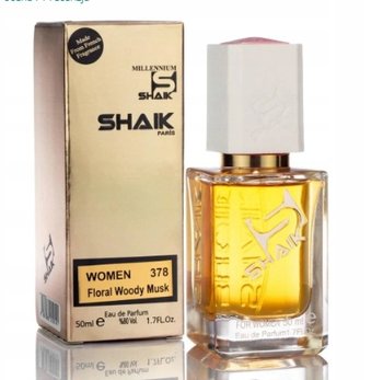 Perfumy damskie SHAIK nr. 378 - NARCYS PUDRA mocne trwałe EDP 50 ml - SHAIK