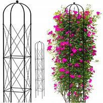 PERGOLA OGRODOWA TARASOWA METALOWA PODPORA DO ROŚLIN KWIATÓW OBELISK 120 CM Kapaga