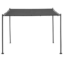 Pergola STALOWA do elewacji OGRODU mocna ogrodowa TARASOWA na taras DUŻA