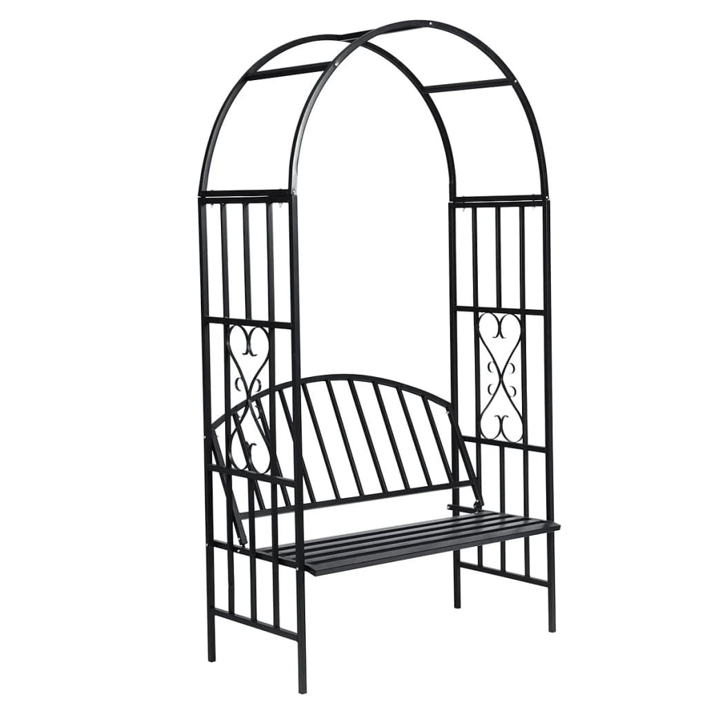 Pergola z ławeczką