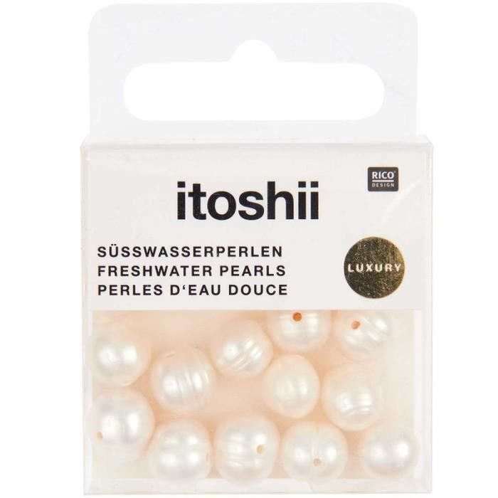 Perły perłowe - białe - 10 mm - Rico Design | Sklep EMPIK.COM