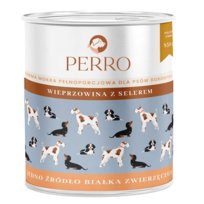 Perro Wieprzowina z selerem dla psów dorosłych - 850g