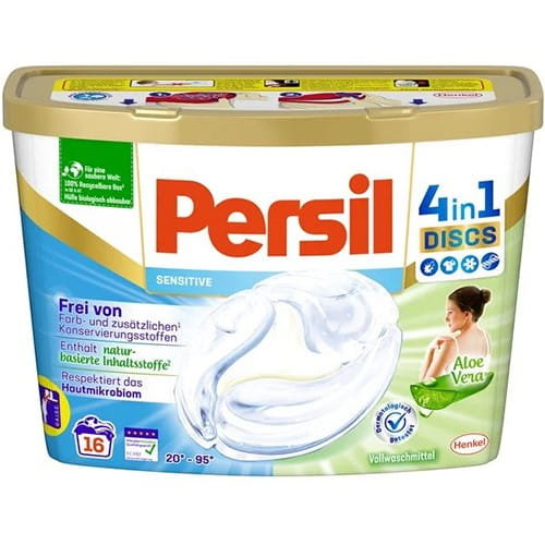 Zdjęcia - Proszek do prania Persil Sensitive 4 In1 Discs 16Wl 400G 