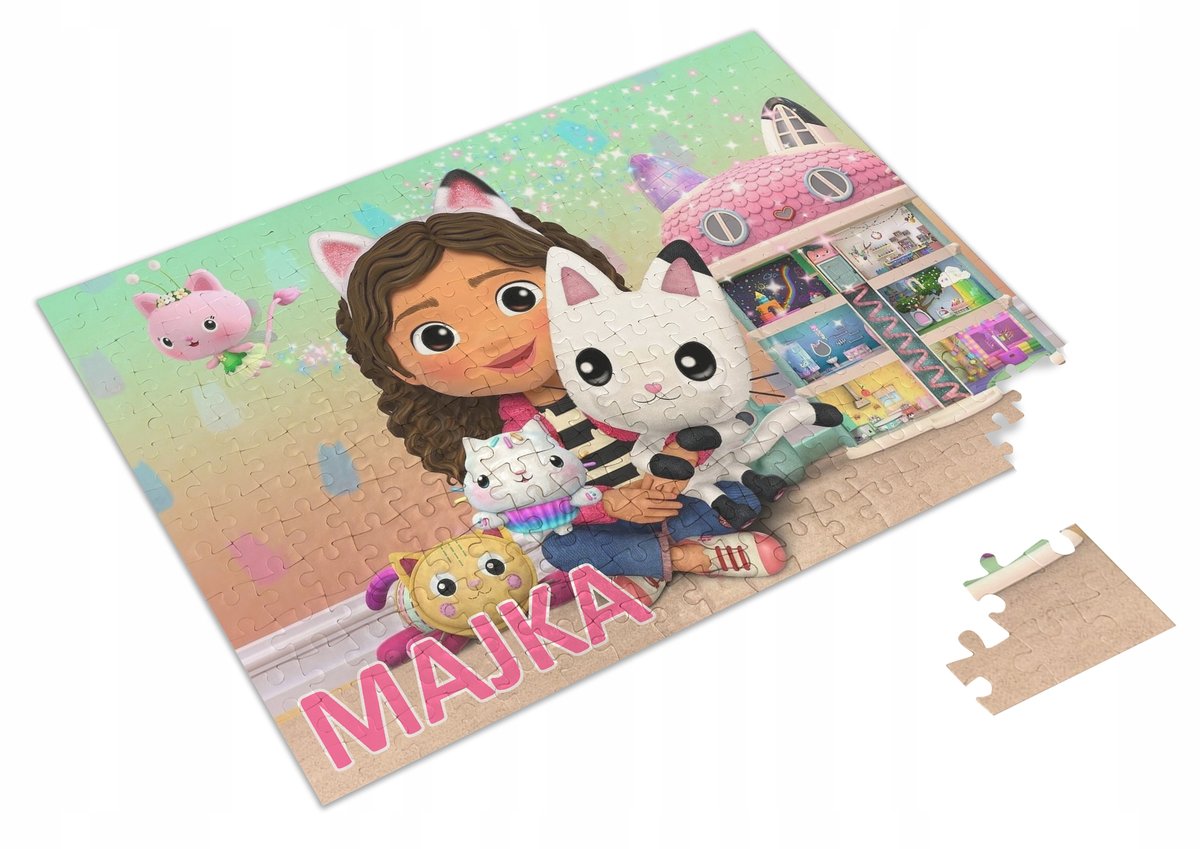 PERSONALIZOWANE PUZZLE KOCI DOMEK GABI 120 el. #8 - Atram | Sklep EMPIK.COM