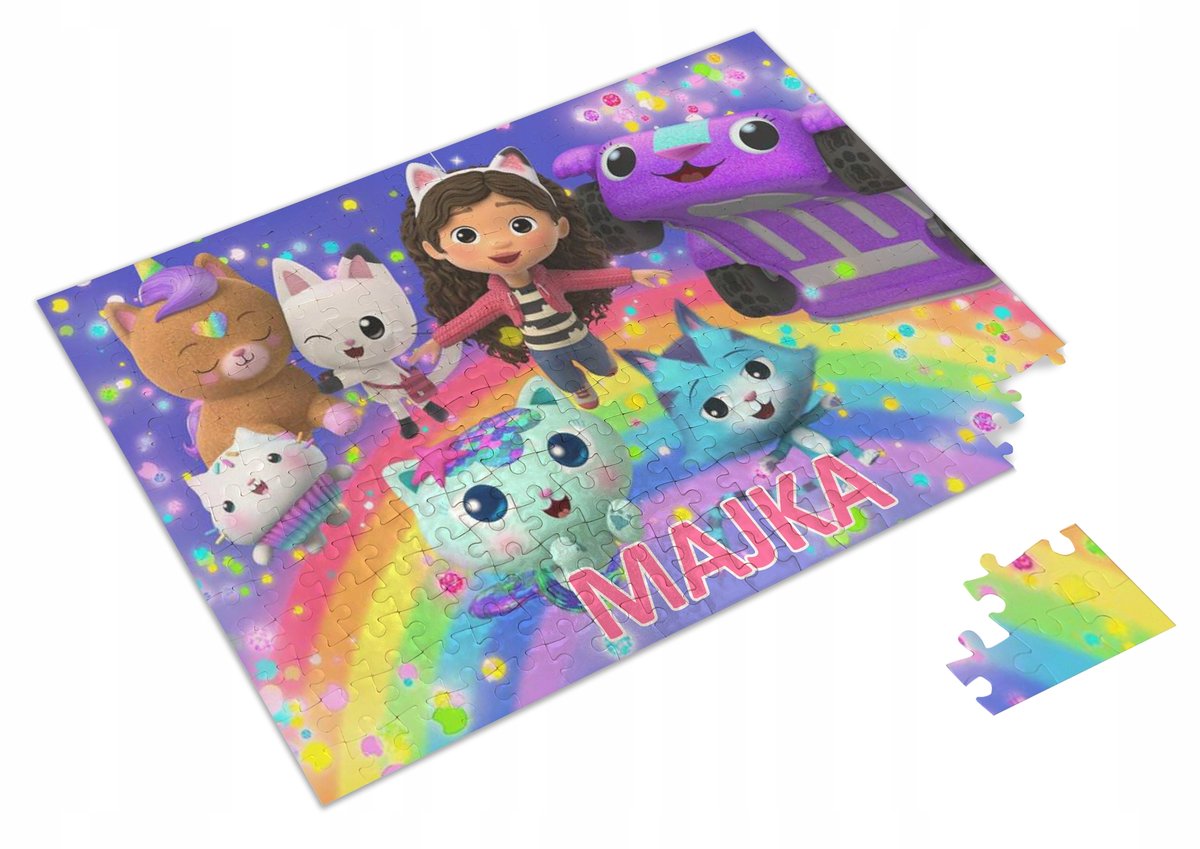 PERSONALIZOWANE PUZZLE KOCI DOMEK GABI 252 el. #1 - Atram | Sklep EMPIK.COM