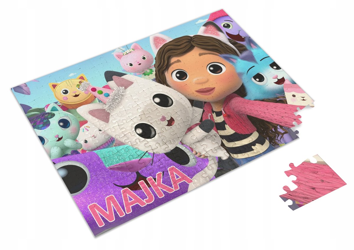 PERSONALIZOWANE PUZZLE KOCI DOMEK GABI 252 el. #3 - Atram | Sklep EMPIK.COM