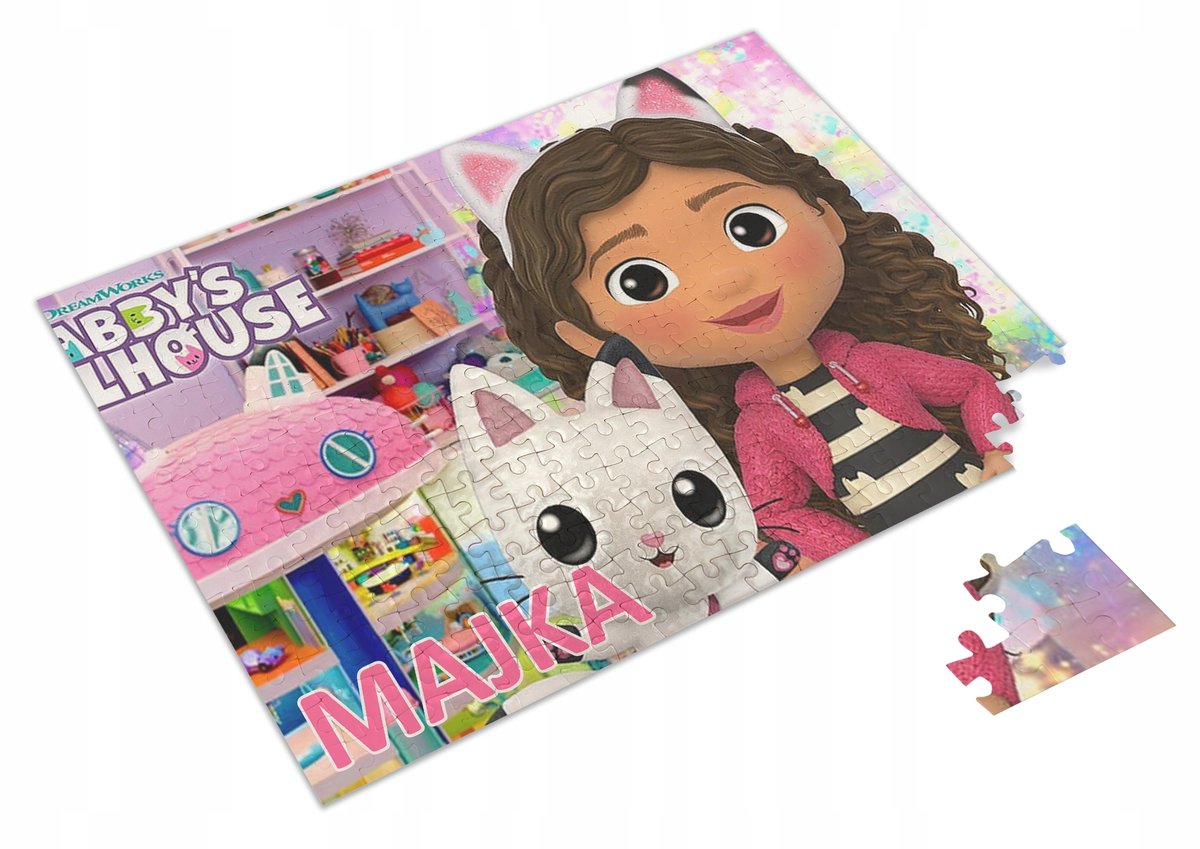 PERSONALIZOWANE PUZZLE KOCI DOMEK GABI 252 el. #5 - Atram | Sklep EMPIK.COM