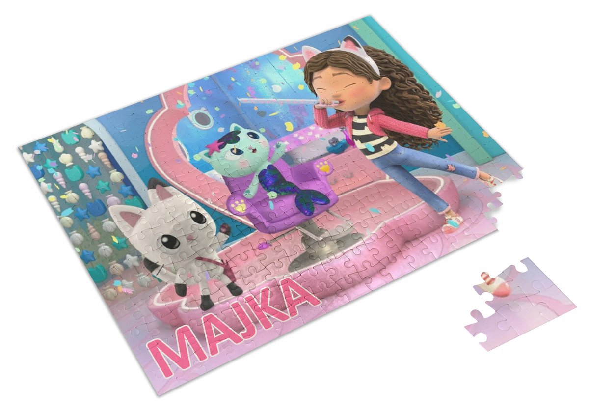PERSONALIZOWANE PUZZLE KOCI DOMEK GABI 252 el. #6 - Atram | Sklep EMPIK.COM
