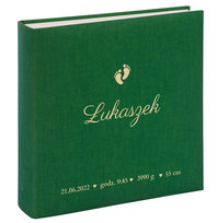 Personalizowany Album na Zdjęcia Dziecka - 30 Kart Chrzest, Roczek, Prezent Goldbuch