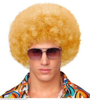 PERUKA AFRO DISCO BLOND