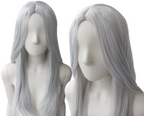 Peruka Bez Grzywki Szara Wiedźmin Cosplay Geralt