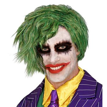 Peruka Joker Zielona Halloween - Widmann