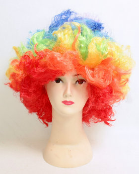 Peruka Klaun Afro Kolorowe Włosy - Midex